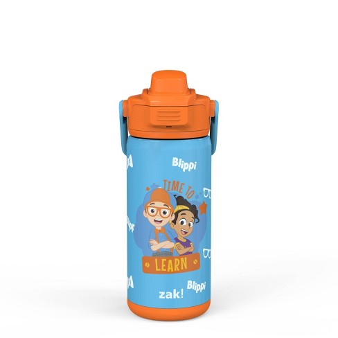 Zak Designs 14oz Stainless Steel Kids' Water Bottle With Antimicrobial  Spout 'blippi' : Target