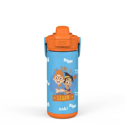 Blippi Kids 12oz Flip Top Lid Water Bottle 