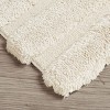 SEVOBAL Bathroom Rugs Bath Mat Rug Home Decor Carpet Shower Mat Home Decor High-low stripe for Floor Shower Room Bathroom, Beige, 24"*17"*1" - 2 of 4