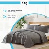 HLC.ME Lorenzo - 3 Piece Quilt Set, Lightweight Bedspread Coverlet Set - 3 of 4