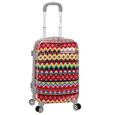 Rockland Vision Hardside Spinner Wheel Luggage Assorted/Multicolor Carry-On 20-Inch