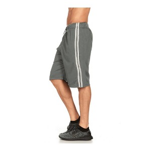 Mens Moisture Wicking Athletic Basketball & Gym Workout Shorts with Pockets - 1 of 2