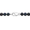 EVERLY JEWELRY |Men's Sterling Silver 8-8.5mm  Black Cultured Freshwater Pearl String Bracelet with Lobster Clasp- 9 in - 3 of 3