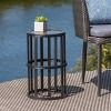 Vynxaria Outdoor  SIDE TABLE All Weather small Coffee Table for Garden Yard Patio Deck Balcony Shed Front Porch - 2 of 4