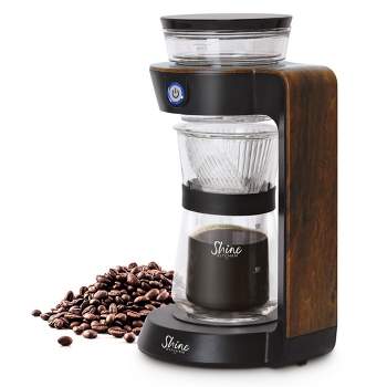 Shine Kitchen Co. Autopour Automatic Pour Over Coffee Machine – Black