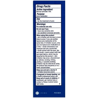 PanOxyl 10% Benzoyl Peroxide Acne Foaming Wash - 1oz