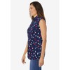Woman Within Plus Size Perfect Sleeveless Shirt - 4 of 4