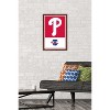 Trends International MLB Philadelphia Phillies - Logo 22 Framed Wall Poster Prints - 2 of 4