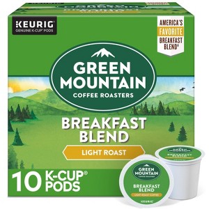 Green Mountain Light Roast Breakfast Blend Coffee Pods - 3.9oz/10ct - 1 of 4