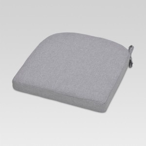 Outdoor Round Back Seat Cushion Gray - Threshold
