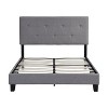 PAGED Platform Bed Frame Upholstered Bed Frame with Headboard, Wood Slat Support, No Box Spring Needed - 4 of 4
