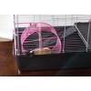 90013 Wire Mesh Hamster/Gerbil Wheel Toy for Small Animals, 8-Inch, Colors Vary - 2 of 4