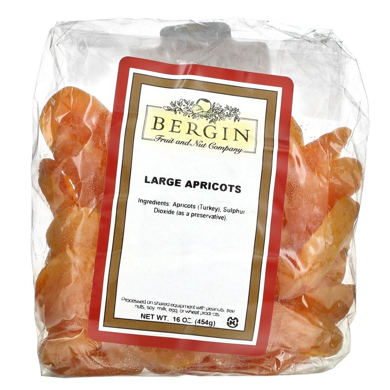 Bergin Fruit and Nut Company Large Apricots, 16 oz (454 g), 1 of 3