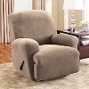 Stretch Pique Recliner Slipcover Taupe - Sure Fit : Target