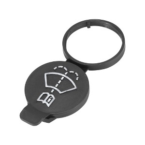 Unique Bargains 13227300 Windshield Wiper Washer Fluid Reservoir Tank Bottle Cap for Chevrolet for GMC for Cadillac for Buick Black - 1 of 4