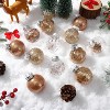 GAOMON 30 Pcs Christmas Ball Ornaments, 2.36 Inch/6 Cm Shatterproof Christmas Tree Balls for Holiday Wedding Party Decoration - 3 of 4