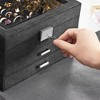 Large Accessory Organizer 3-Tier Jewelry Box - 4 of 4