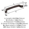 Amerock Bellamy Pull for Cabinets, Drawers, and Furniture - 4 of 4