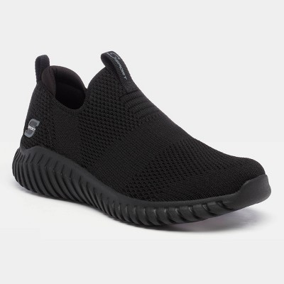 boys black slip on shoes