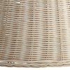 Springcrest 10" Top x 16" Bottom x 13 1/4" High x 13 1/4" Slant Lamp Shade Replacement Medium White Empire Round Coastal Rattan Spider Harp Finial - 2 of 4