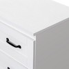 CLIHOME 6 Drawers Modern Side Storage Cabinet With Metal Handle, Storage Organizer With Wood Chest of Drawers - 4 of 4