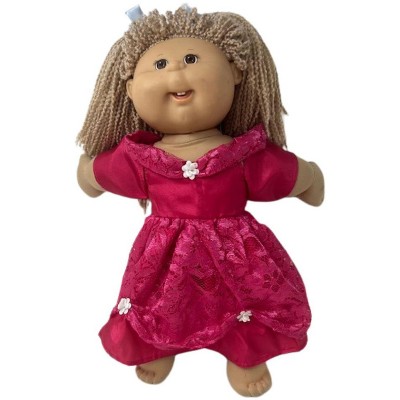 Doll Clothes Superstore Handmade Hot Pink Princess Dress Fits 15-16 Inch Cabbage Patch Kid And Baby Dolls