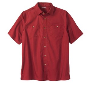 KingSize Short-Sleeve Pocket Sport Shirt - 1 of 4