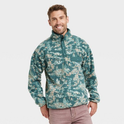 Men's High Pile Fleece Pullover Sweatshirt - Goodfellow & Co™ : Target