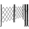 Double Folding Security Gate, 61" H x 122" W Folding Door Gate, Steel Accordion Security Gate, Flexible Expanding Security Gate - 3 of 4