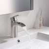 PROOX Single Handle Single Hole Waterfall Spout Bathroom Faucet with Drain Assembly - 2 of 4