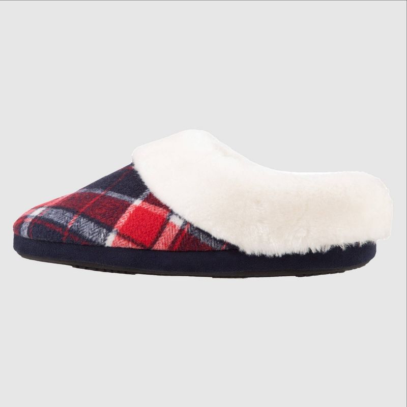 Isotoner Women's Plaid Page Hoodback Slippers, 2 of 6