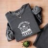 Simply Sage Market Pumpkin Patch Junkie Barn Lightweight Garment Dyed Sweatshirt - 3 of 4