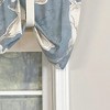 RLF Home Calla Suspender 3" Rod Pocket Ribbon Ties Window Valance, 50" x 16" - 3 of 4