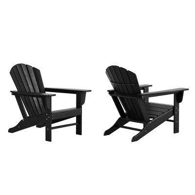 WestinTrends Dylan HDPE Outdoor Patio Adirondack Chair (Set of 2)