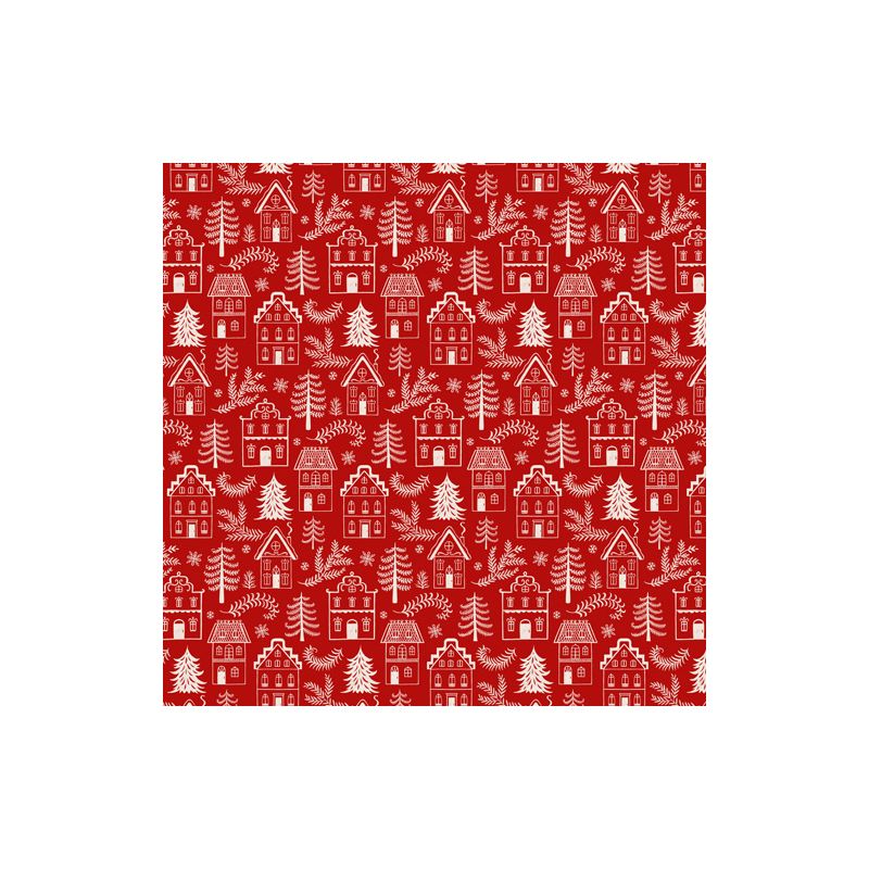 Pimlada Phuapradit Christmas village Red Shower Curtain - Deny Designs, 3 of 4