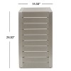 Sapphtopaz Outdoor End Table Modern Aluminum C-shaped Outdoor End Table Outdoor Side Table, Patio Table Small Table for Backyard, Balcony, Porch - 4 of 4