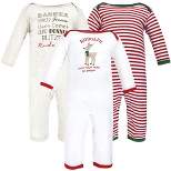 Hudson Baby Infant Boy Cotton Coveralls, Rudolph Reindeer