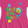 Girls' - SpongeBob Squarepants - Best Egg Ever Fit & Flair Cap Sleeve Dress - 2 of 3