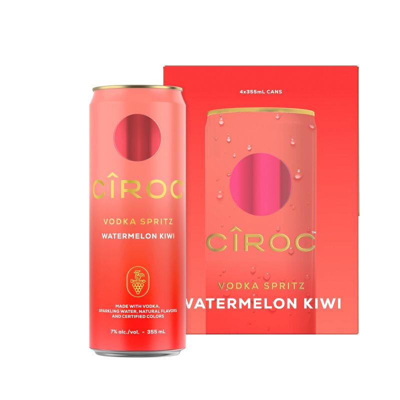 Ciroc Spritz Watermelon Kiwi - 4pk/355ml Cans, 3 of 6