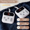Electric Blanket Heated Throw, Heated Blanket with 10 Heating Levels & 10 Time Settings, Fast Heating Blankets, Machine Washable - 3 of 4