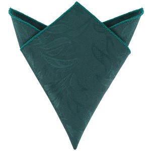 INSPIRE CHIC Men's Classic Floral Leaves Pocket Squares - 1 of 4