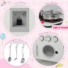 Wooden Corner Play Kitchen for Kids - Equipped with Cooking Stove, Oven, Sink, Microwave, Blackboard, Storage Cabinets & Washing Machine,Cooking Gift - 2 of 4