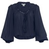 VENUS Womens Tassel Long Sleeve Top - 3 of 4