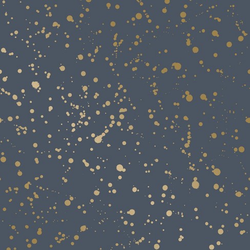 Celestial Peel & Stick Wallpaper Navy/gold - Opalhouse™ : Target