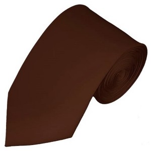 Men's Solid Color Slim 2.75 Inch Wide And 58 Inch Long Neckties - 1 of 4