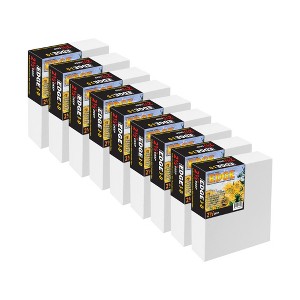 The Edge All Media Professional Triple-Primed Cotton Canvas 2.5" Deep, 9 Pack of Pre-Stretched Canvases for Painting with Paintable Edges - 1 of 4