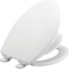 Mayfair by Bemis Little2Big Never Loosens Elongated Plastic Children's Potty Training Toilet Seat with Slow Close Hinge - White - image 2 of 4