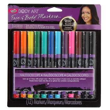 BIC BodyMark Temporary Tattoo Art Markers, Color Collection Gift Set, 6  Count - Testbankship