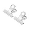 Unique Bargains Width Stainless Steel File Ticket Organizer Clamp Clips 5 Pcs 1.2" Width - 4 of 4
