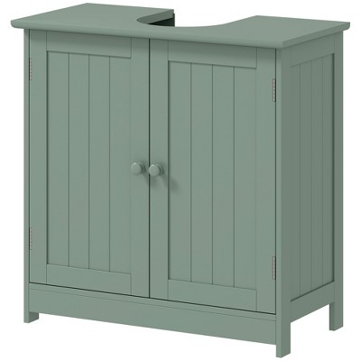 Bathroom Vanity Cabinet, Under Sink Bathroom Cabinet with 2 Doors and Adjustable Shelf